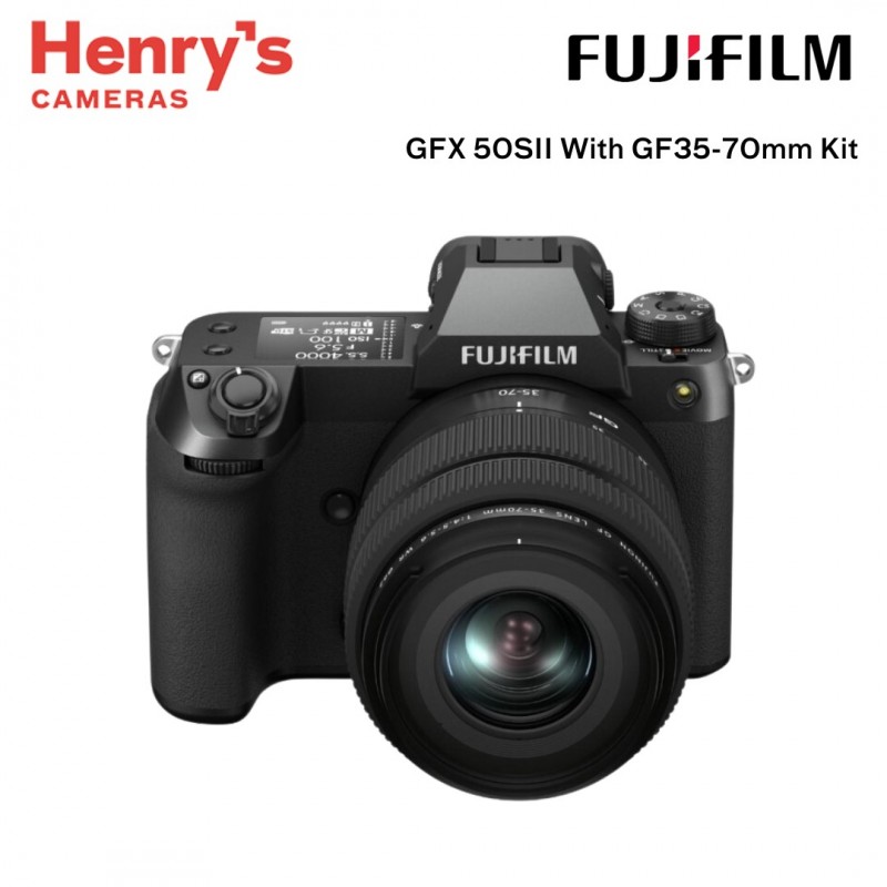 デジタルカメラ FUJIFILM GFX 50S II + GF 35-70mm WR Amazon.com : Fujifilm GFX50S II GF35-70mm Kit Black